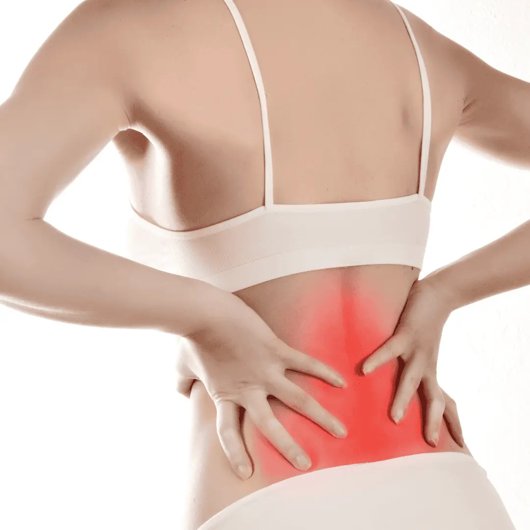 Paciente con dolor lumbar, atención en clínica podológica Podorex y Oreka en Madrid.